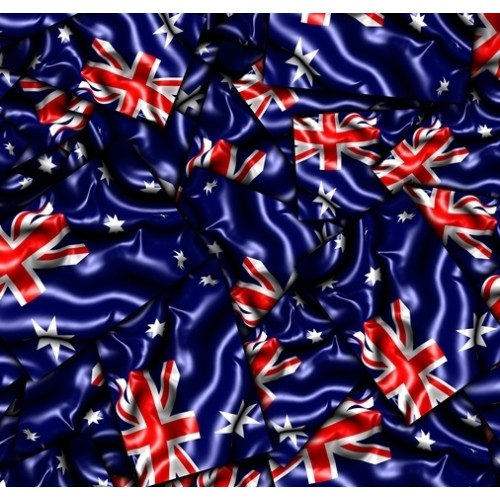 Australian Wave Flag hydrographics film