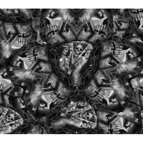 Smoking Skulls Hydrographics pattern exclusive