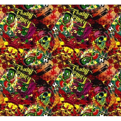SOCCER SKULLS SPECIAL Hydrographics film