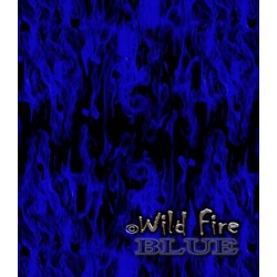 Blue real flames wild fire 1M Hydrographics Film