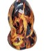 Red Yellow flames skulls hydrographics film