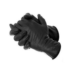 Black Nitrile Gloves 100 Pack Large